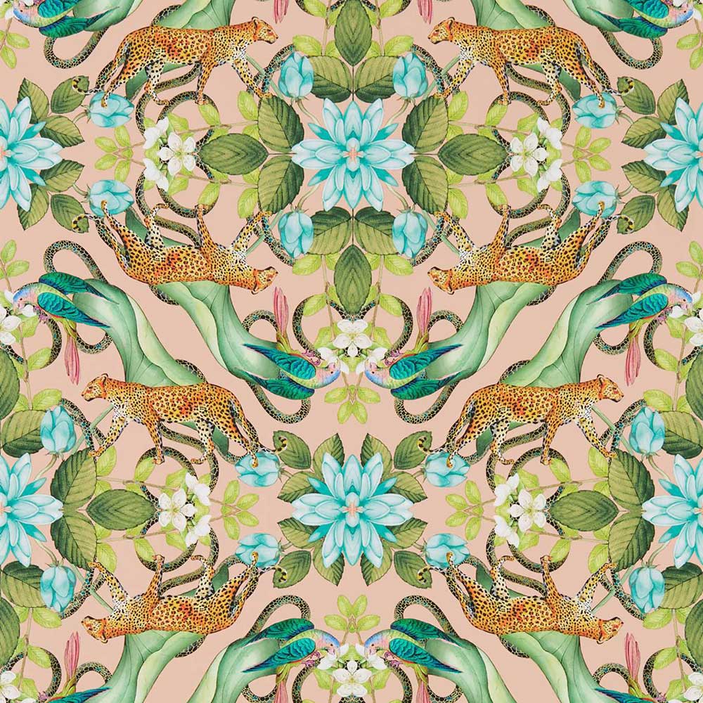 Menagerie Blush Wallpaper by Clarke & Clarke - W0131/02 | Modern 2 Interiors