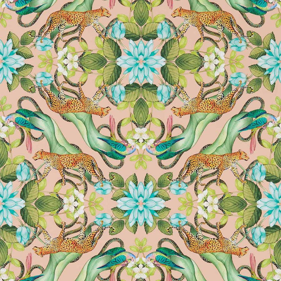 Menagerie Blush Wallpaper by Clarke & Clarke - W0131/02 | Modern 2 Interiors