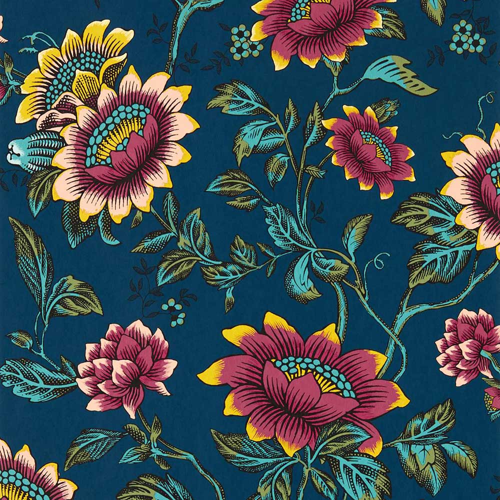 Tonquin Midnight Wallpaper by Clarke & Clarke - W0134/03 | Modern 2 Interiors