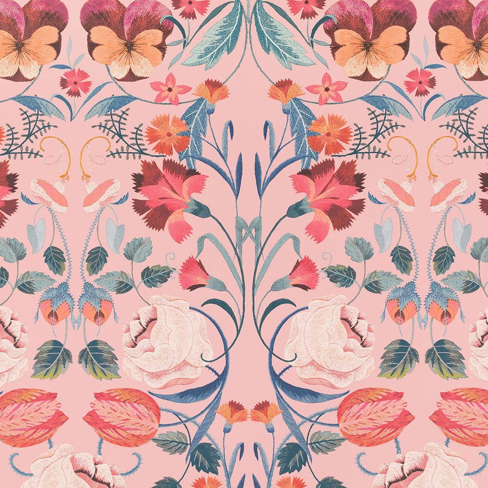 Romo Bonita Matte Wallpaper | Chateau Rose | W456/01