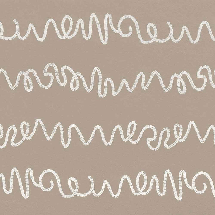 Wiggles Gold Wallpaper by Villa Nova - W571/02 | Modern 2 Interiors