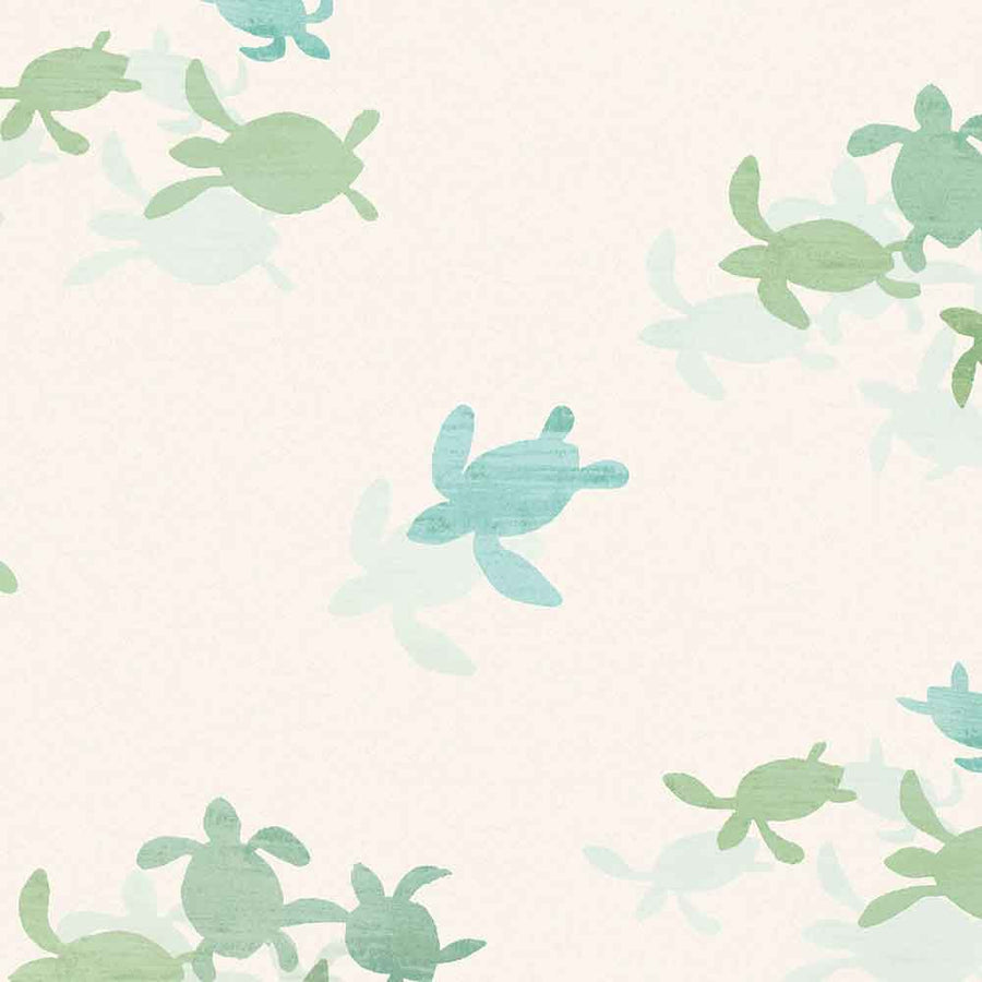 Tiny Turtles Wallpaper by Villa Nova - W584/01 | Modern 2 Interiors