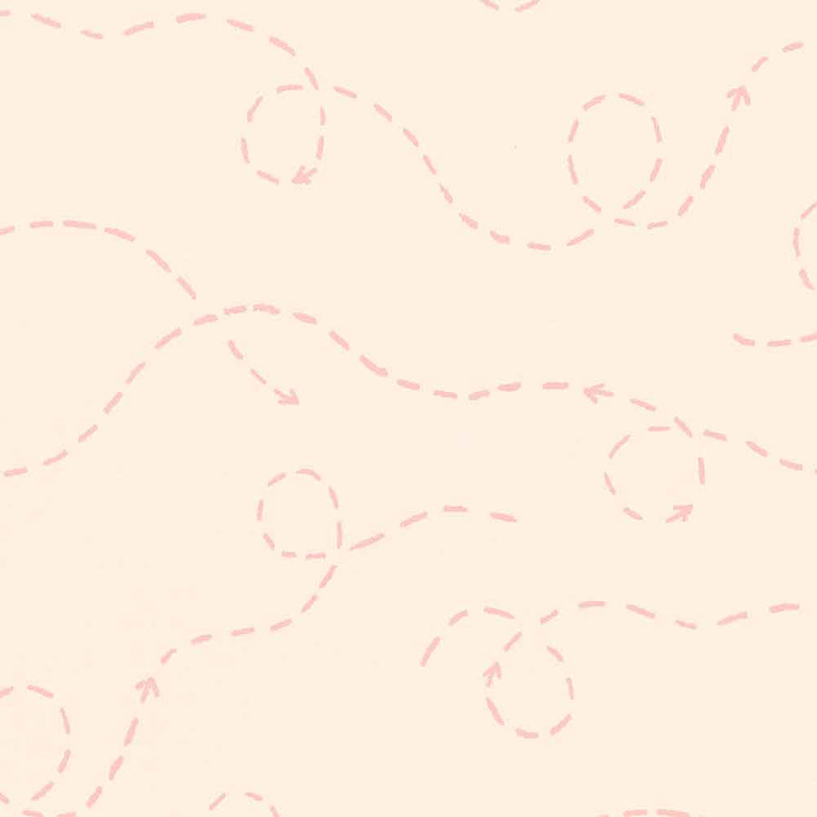 Buzzed Off Blush Wallpaper by Villa Nova - W588/02 | Modern 2 Interiors