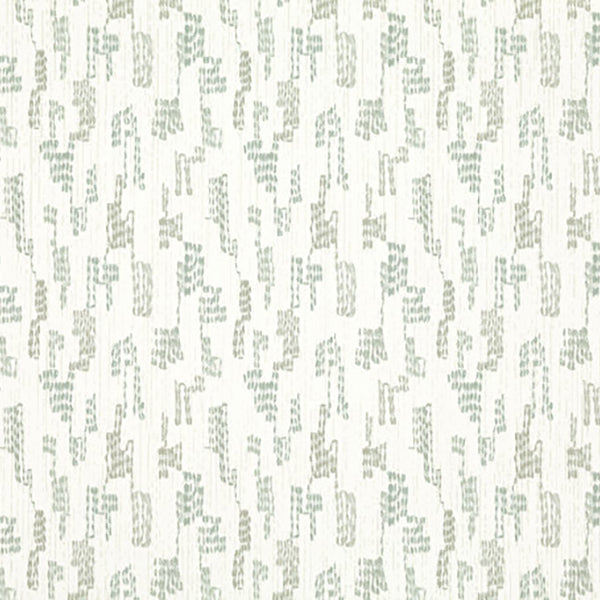 Villa Nova Broderie Wallpaper - Lichen - W621/02 | Modern 2 Interiors