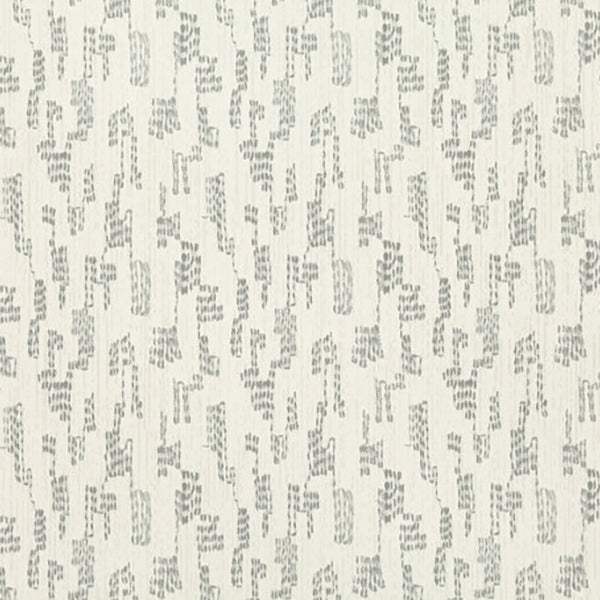Villa Nova Broderie Wallpaper - Cinder - W621/03 | Modern 2 Interiors