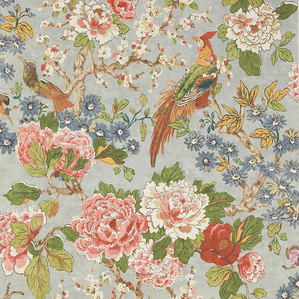 Colefax & Fowler Jardine Wallpaper | Old Blue | W7003-02