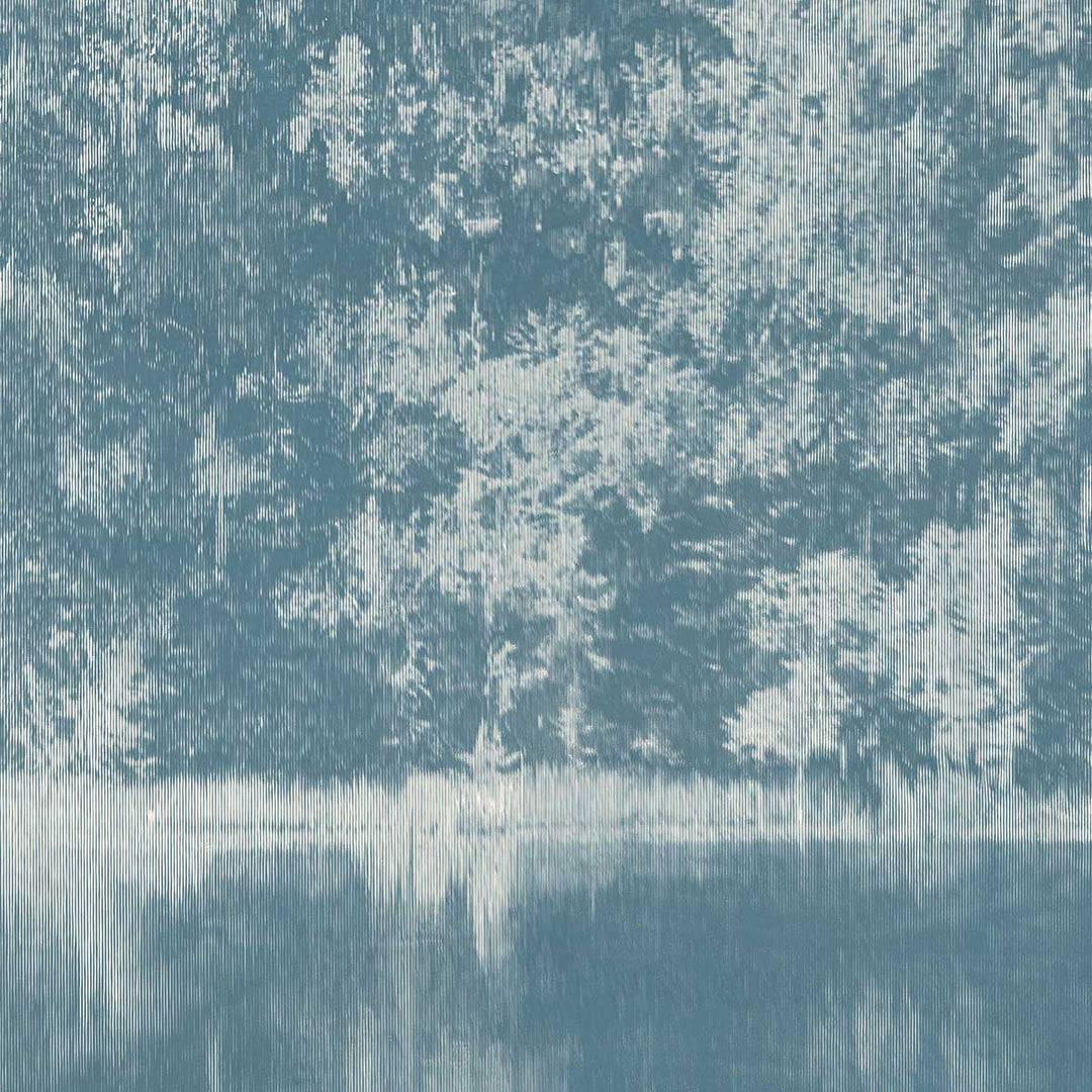 Mizumi Panel Viridian Wallpaper by Black Edition - W924/04FP | Modern 2 Interiors