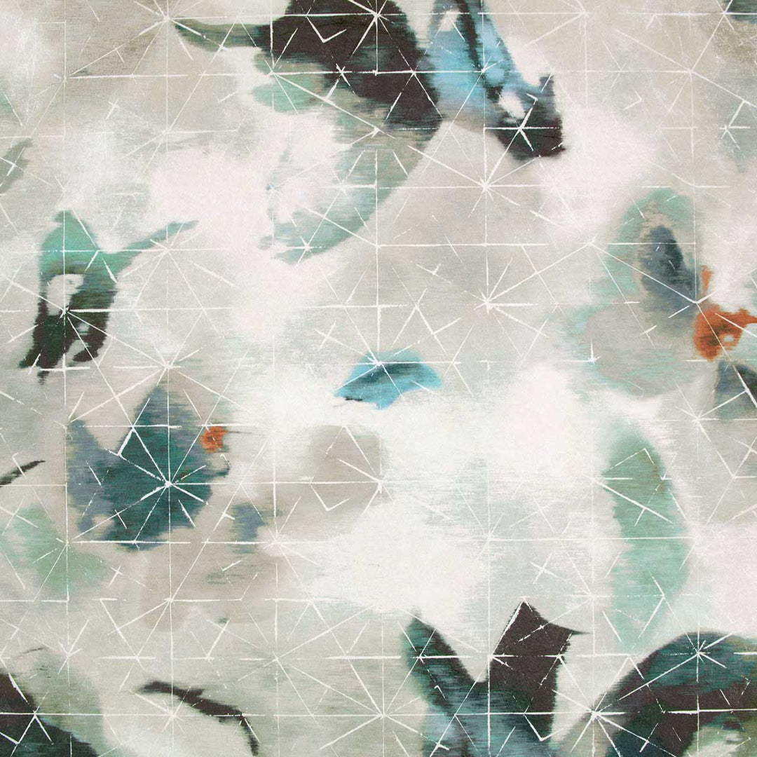Orimono Peacock Wallpaper by Black Edition - W927/02 | Modern 2 Interiors