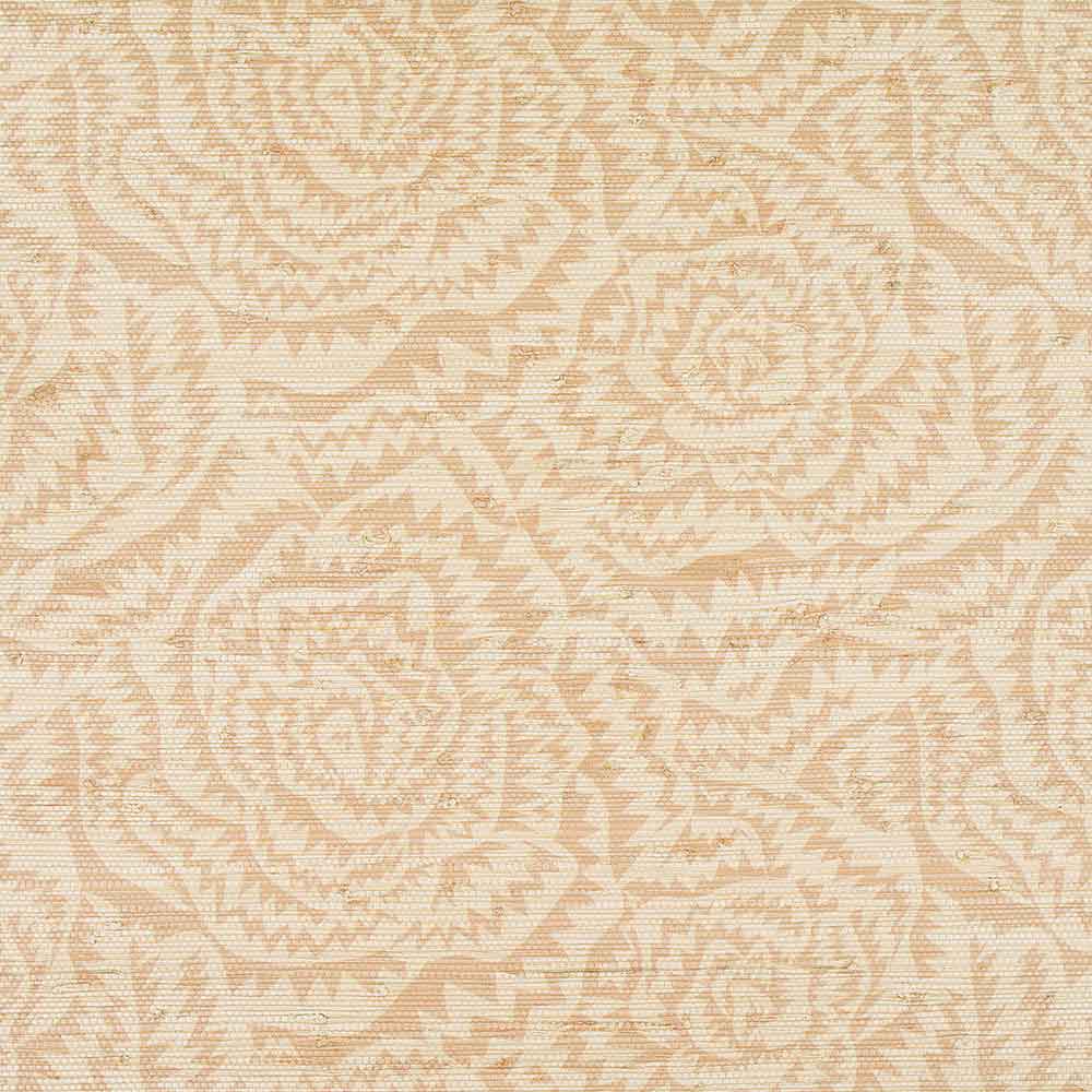 Kirkby Design Jagged Roses Wallpaper | Pink Apricot | WK821/04