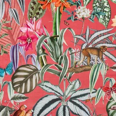 Barbados Watermelon Fabric by Prestigious Textiles - 3939/676 | Modern 2 Interiors