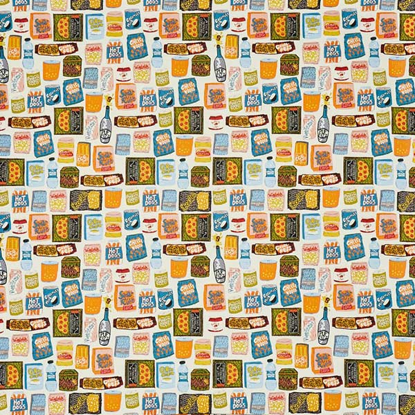 Barket Paintbox Fabric by Prestigious Textiles - 5098/335 | Modern 2 Interiors