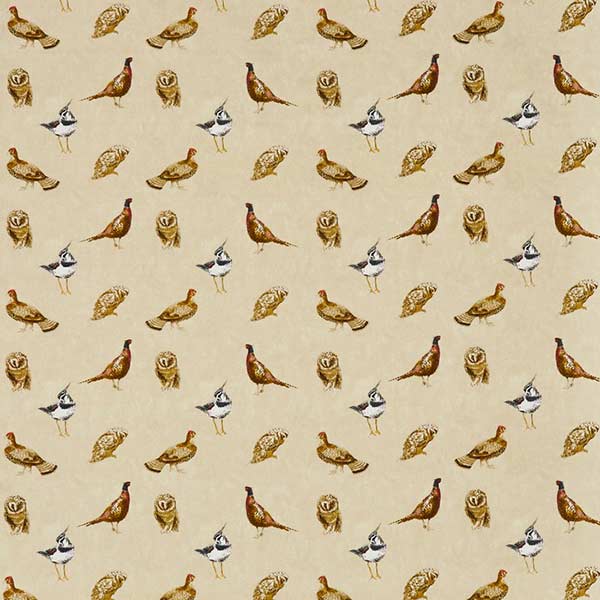 Wild Birds Canvas Fabric by Prestigious Textiles - 5103/142 | Modern 2 Interiors