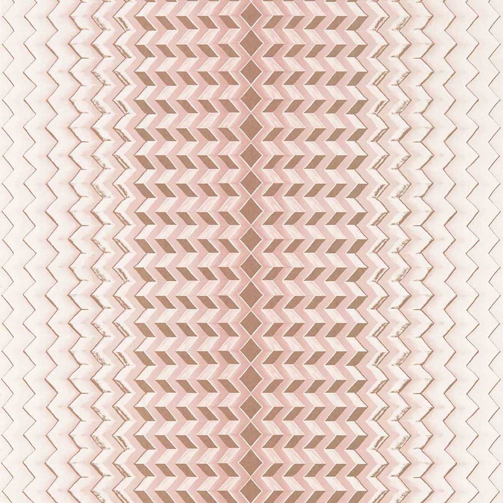 Fragment Blush & Gold Wallpaper