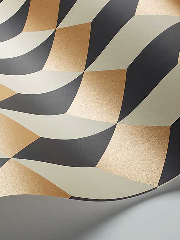 Geometric wallpaper pattern