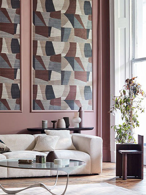 Tabala wallpaper collection by Black Edition in a living room setting