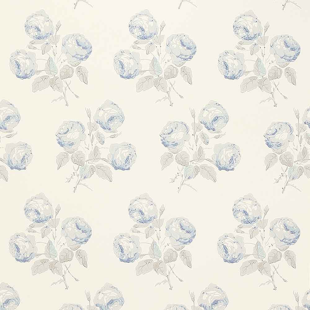 Bowood Blue & Grey Wallpaper