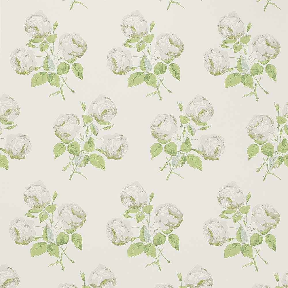 Bowood Silver & Leaf Wallpaper