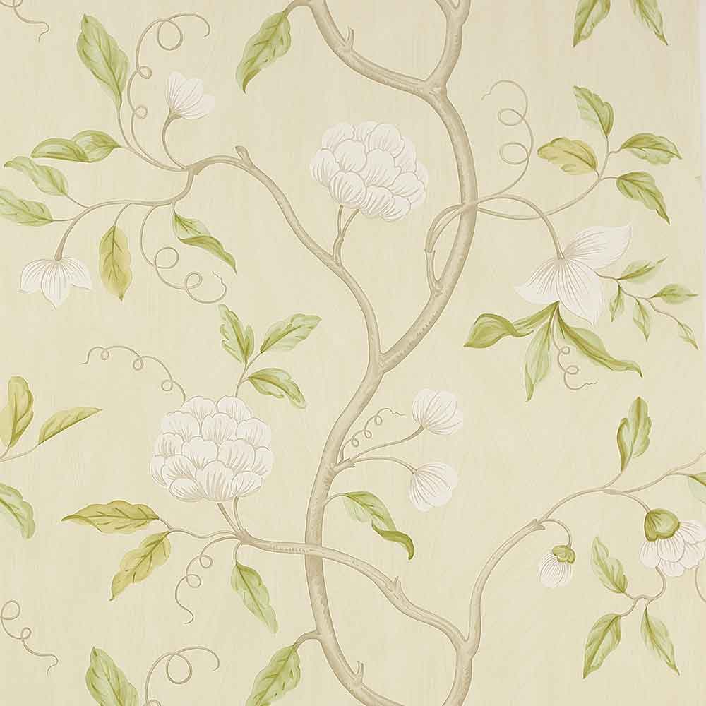 Snow Tree Ivory Wallpaper