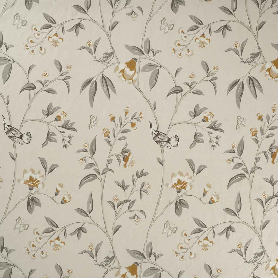 Hidcote Natural & Gold Fabric