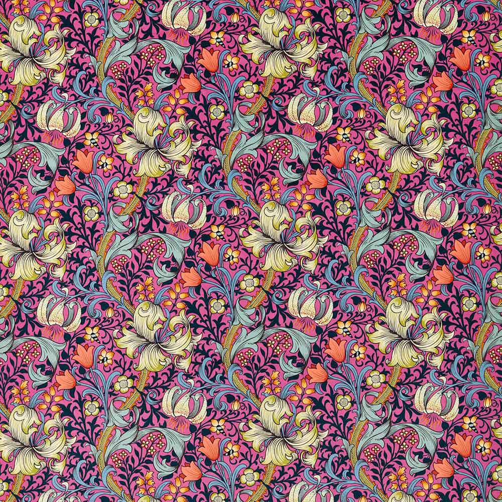 Golden Lily Serotonin Pink Fabric