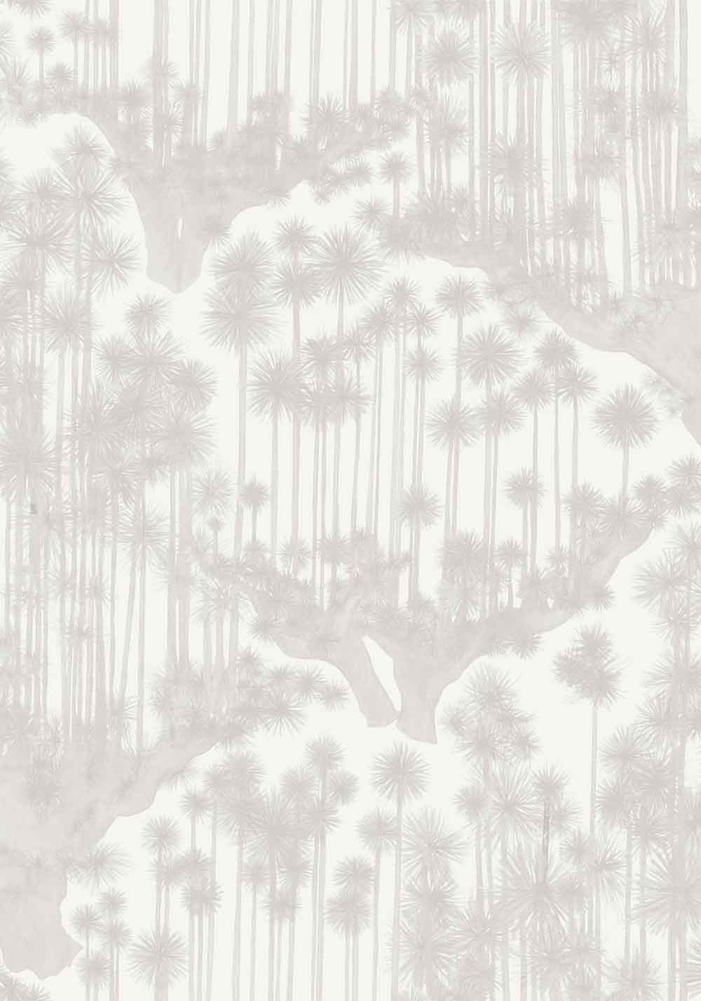 Japanese Woods Platinum Grey Wallpaper