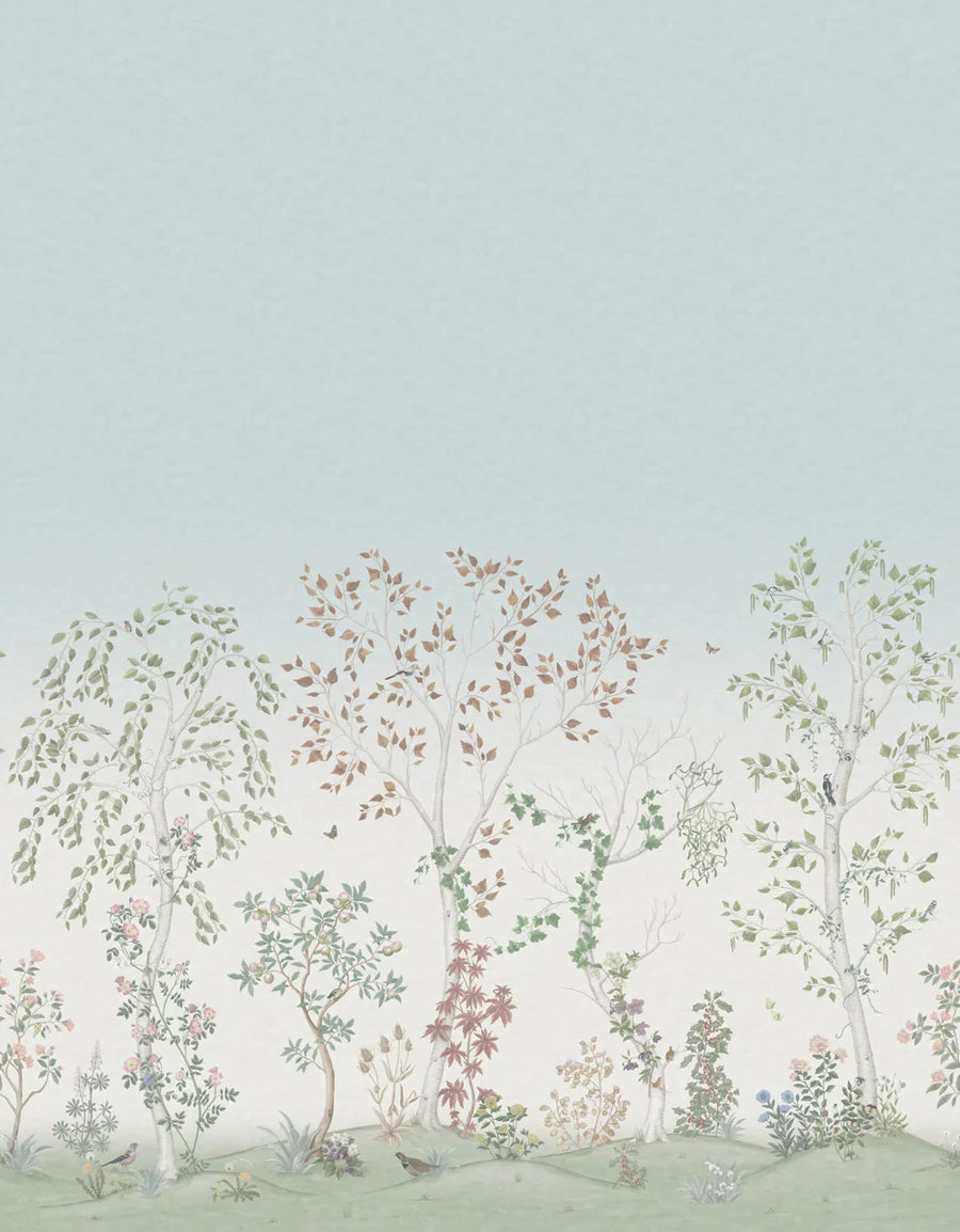 Cole & Son Seasonal Woods Wallpaper | Clear Skies | 120/6018