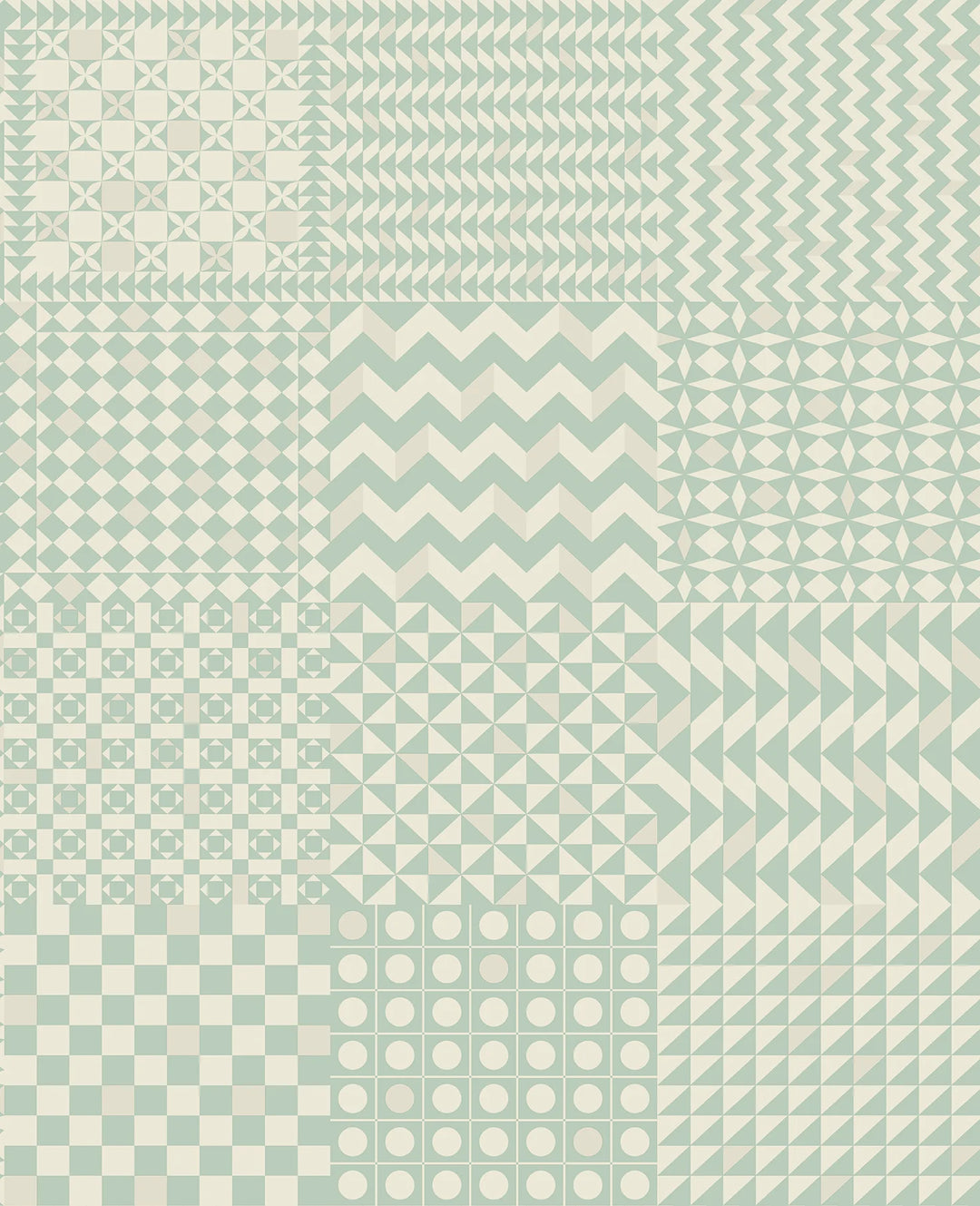 Cole & Son Geometrico Wallpaper | Pastel | 123/7034