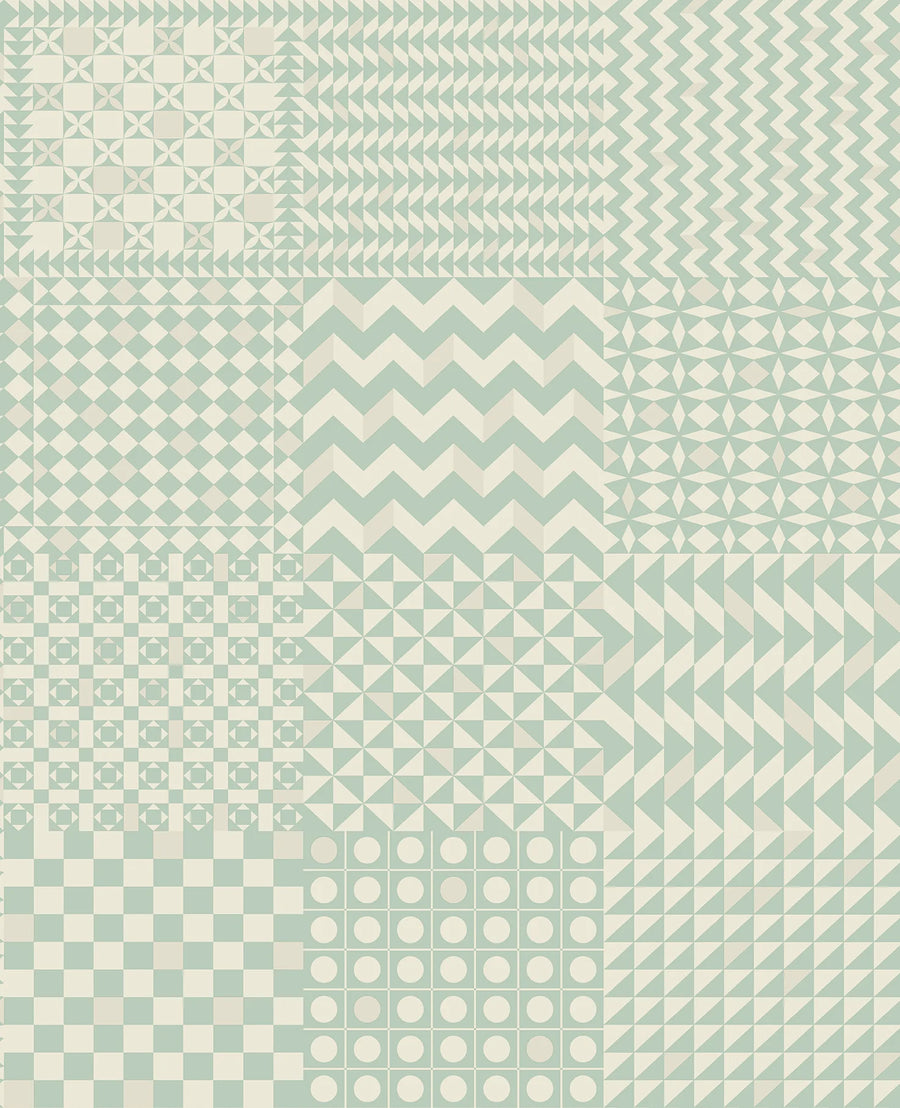Cole & Son Geometrico Wallpaper | Pastel | 123/7034
