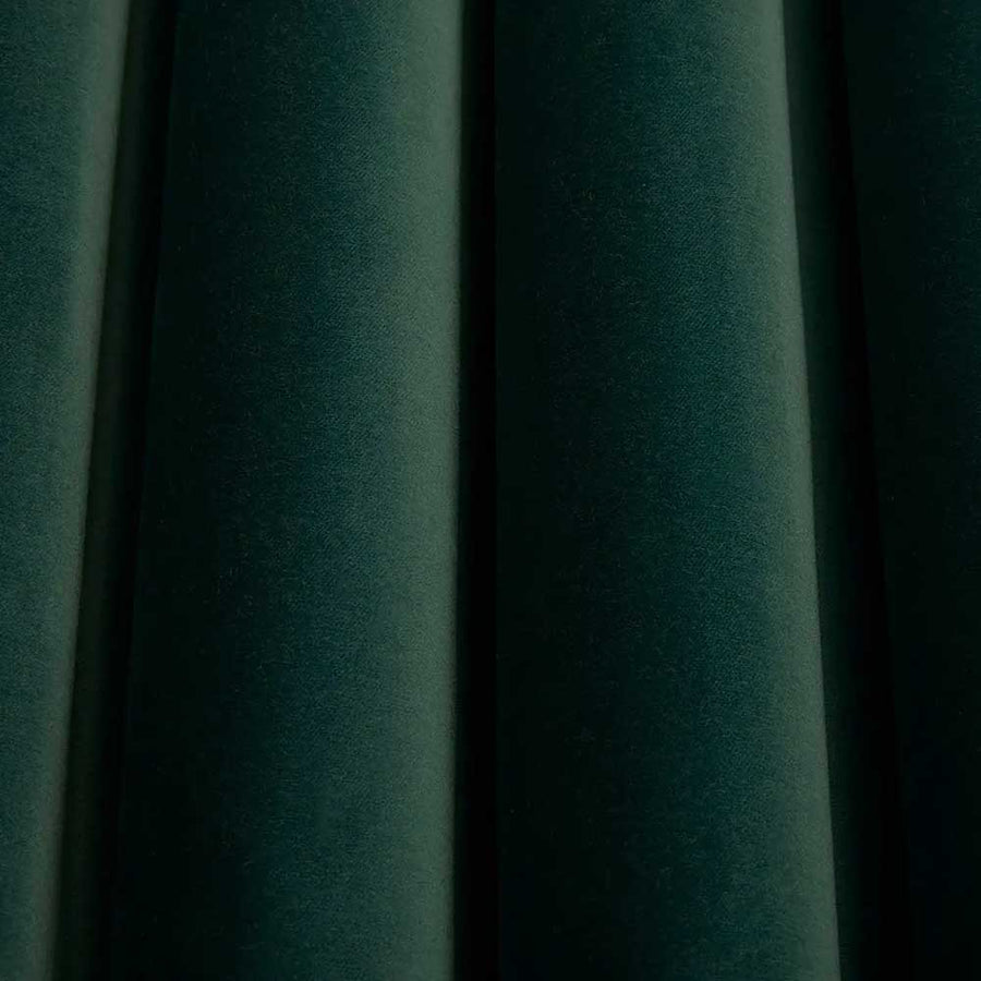 Cole & Son Colour Box Velvet Fabric | Dark Viridian | F111/11040
