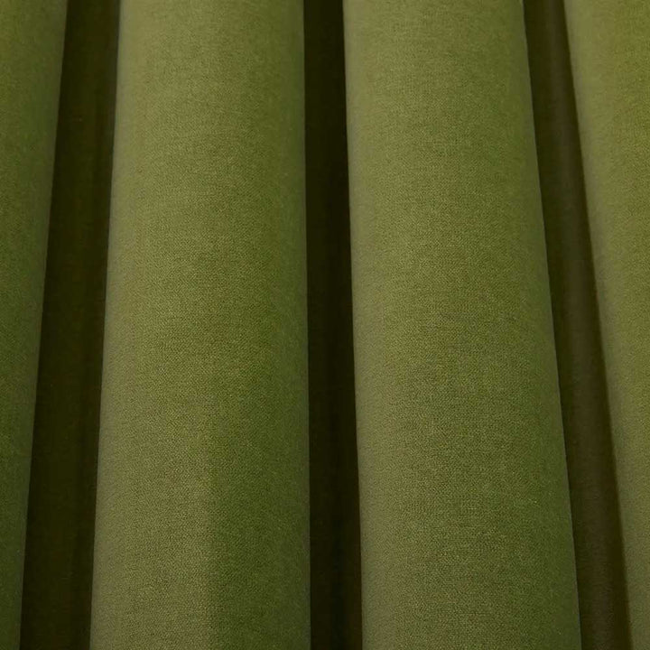 Cole & Son Colour Box Velvet Fabric | Olive Green | F111/11042