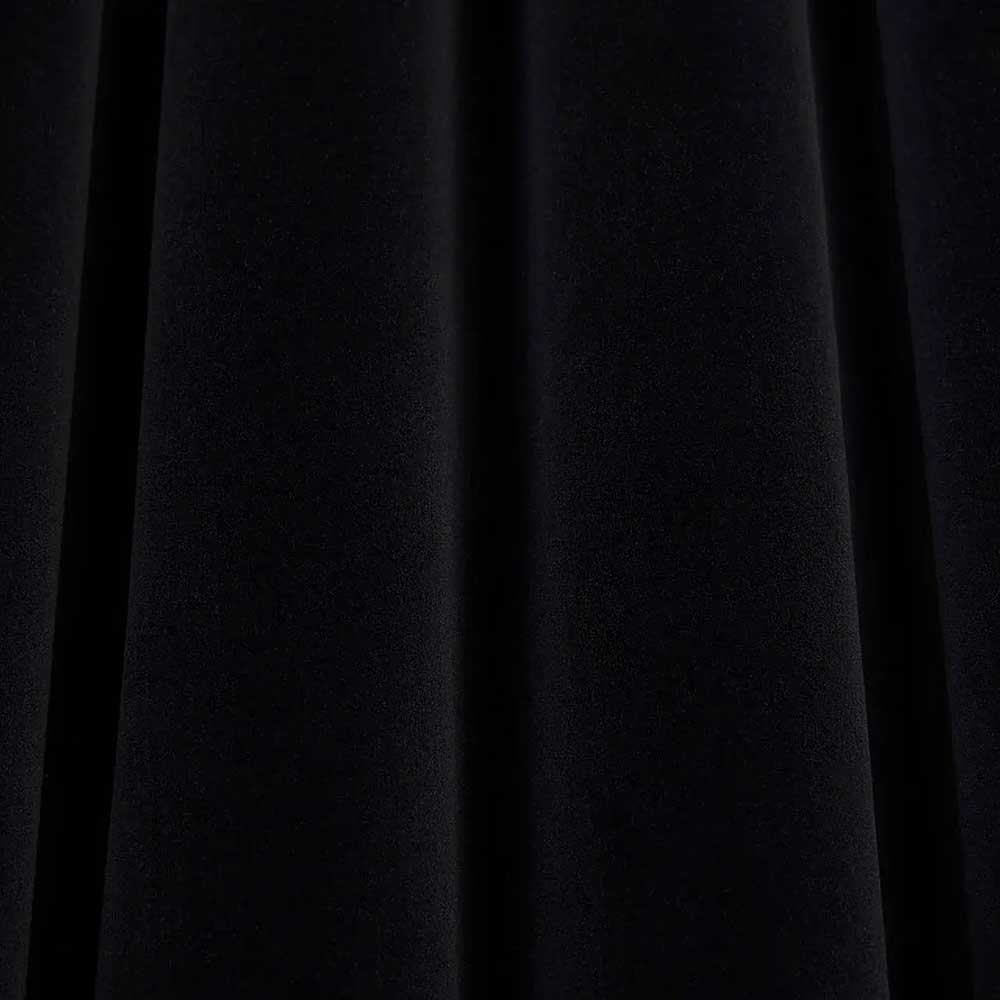 Cole & Son Colour Box Velvet Fabric | Black | F111/11044