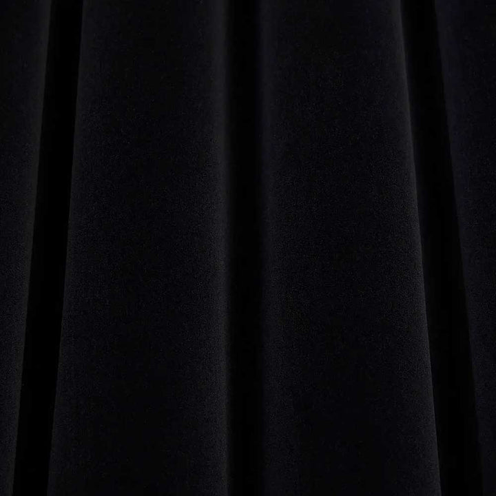 Cole & Son Colour Box Velvet Fabric | Black | F111/11044