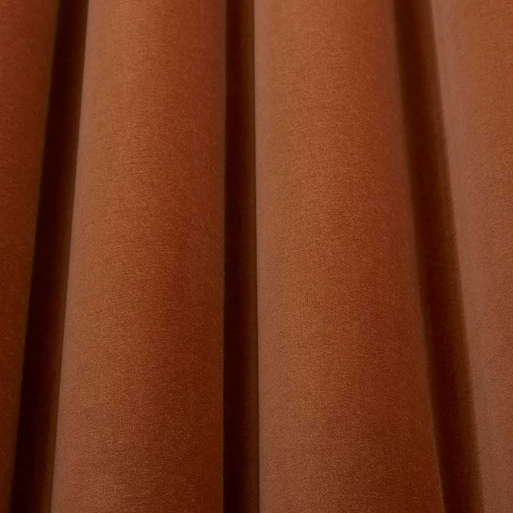 Cole & Son Colour Box Velvet Fabric | Ginger | F111/11045