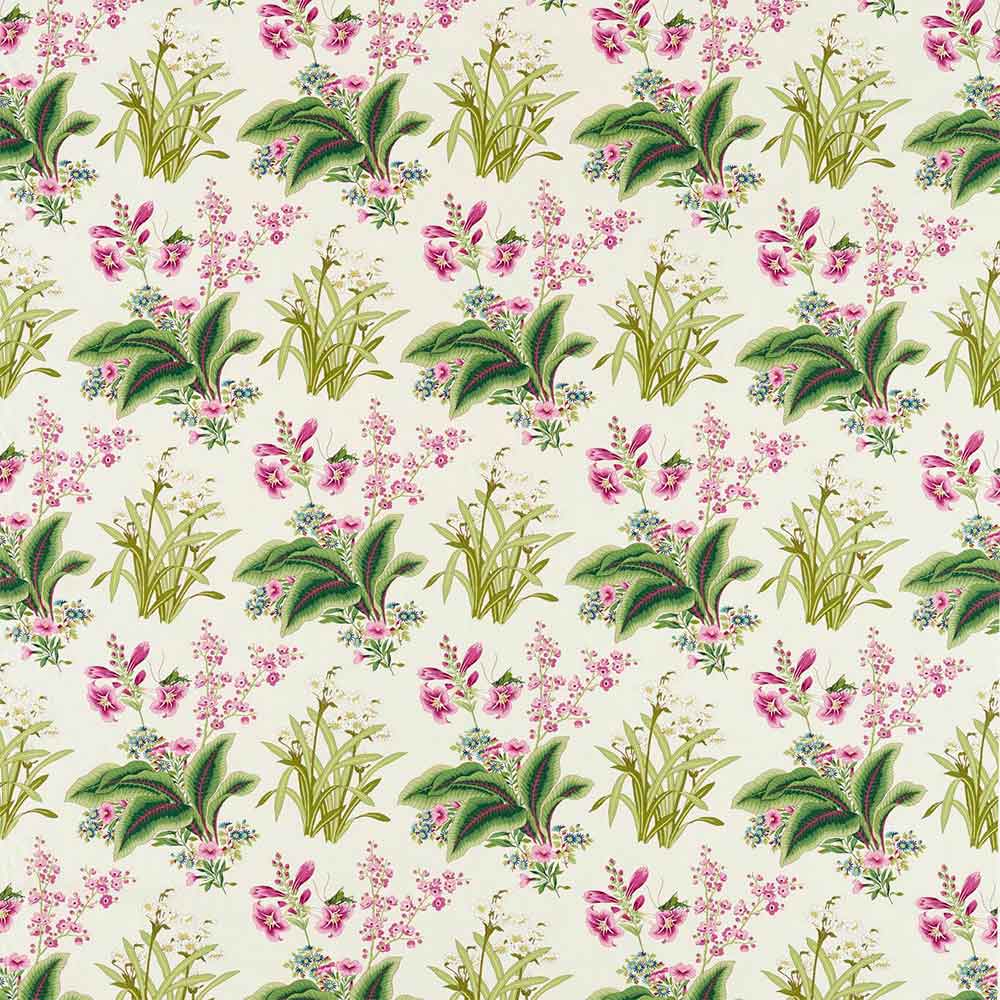 Enys Garden Rose &  Leaf Fabric