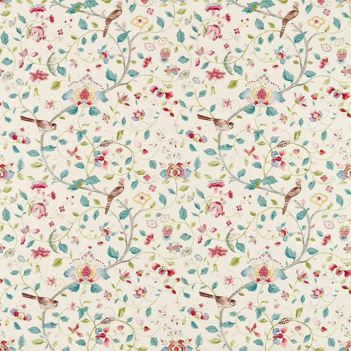 Arils Garden Blue Clay & Pink Fabric