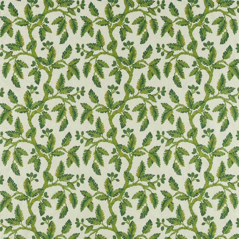 Oaknut Stripe Botanical Green Fabric