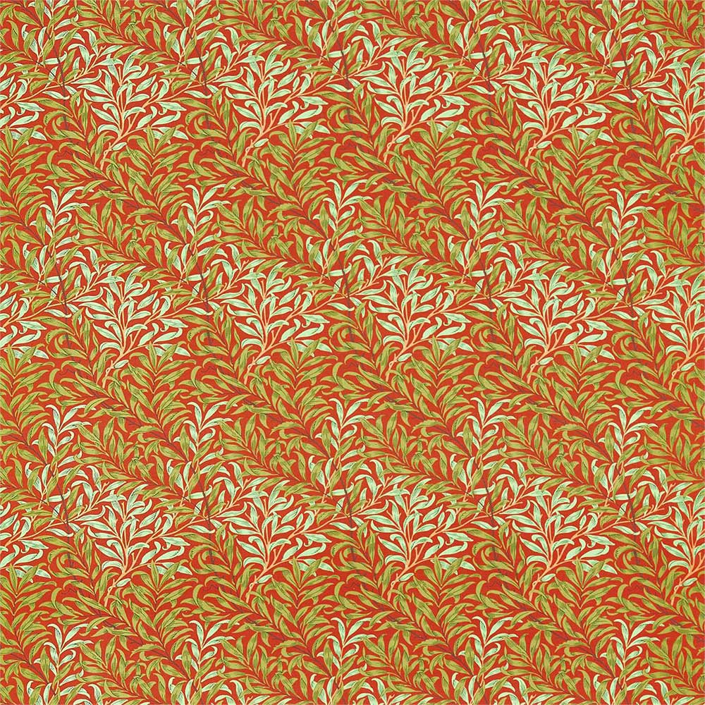 Willow Bough Tomato & Olive Fabric