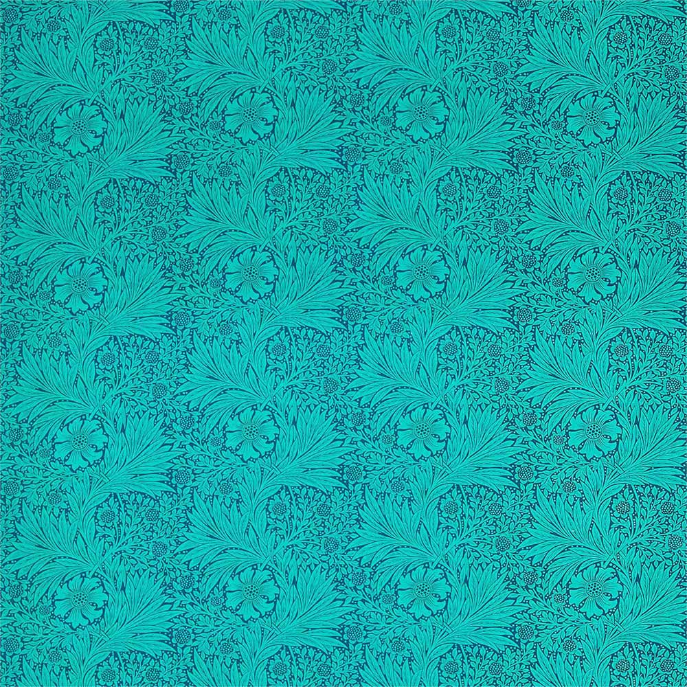 Marigold Navy & Turquoise Fabric