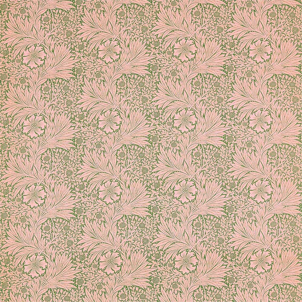 Marigold Olive & Pink Fabric