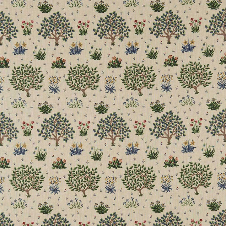 Orchard Forest & Indigo Fabric