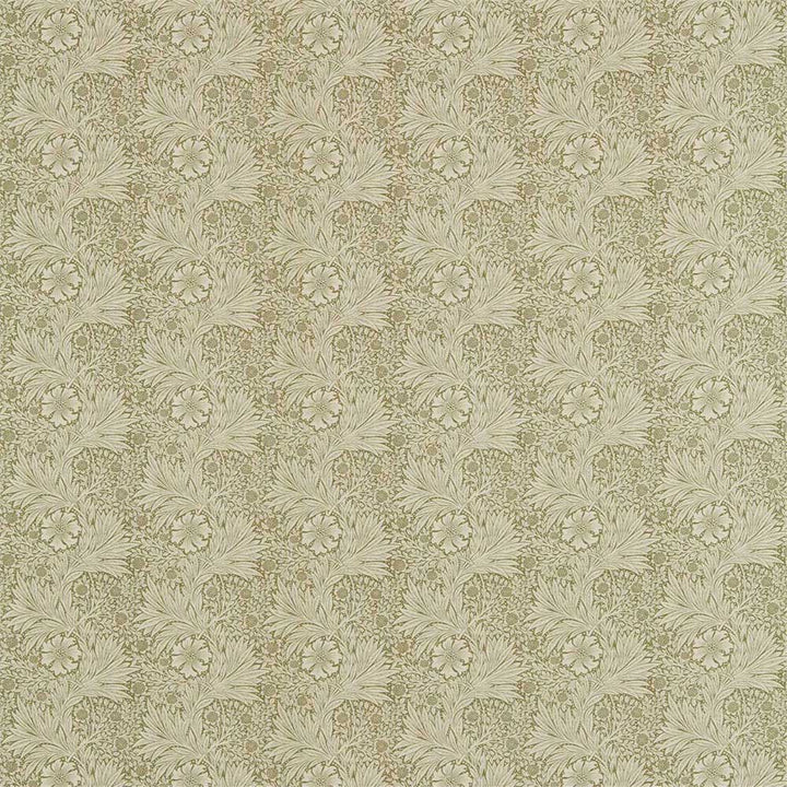 Marigold Olive & Linen Fabric