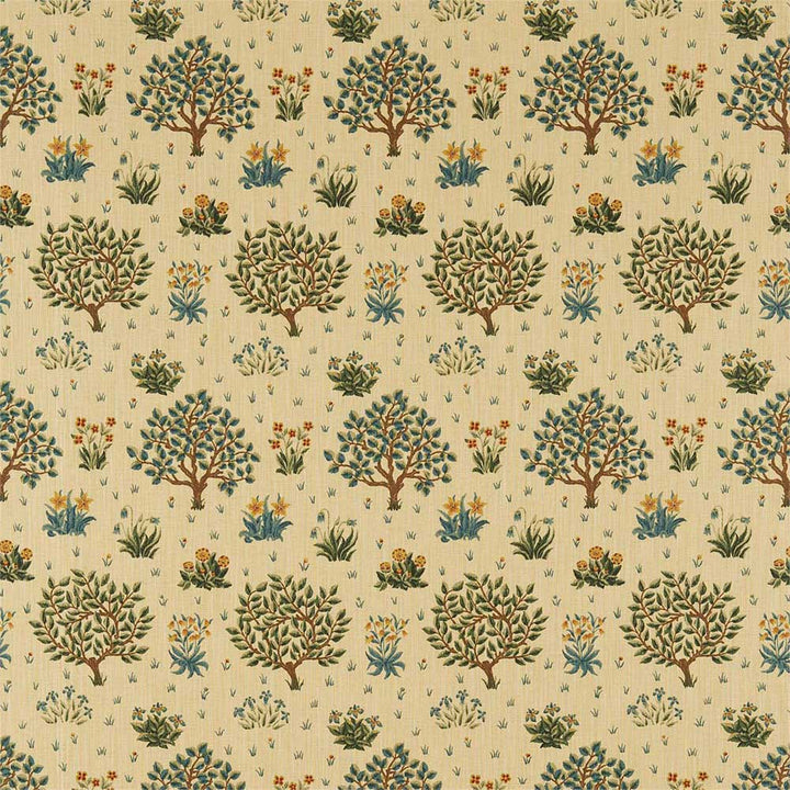 Orchard Olive & Gold Fabric