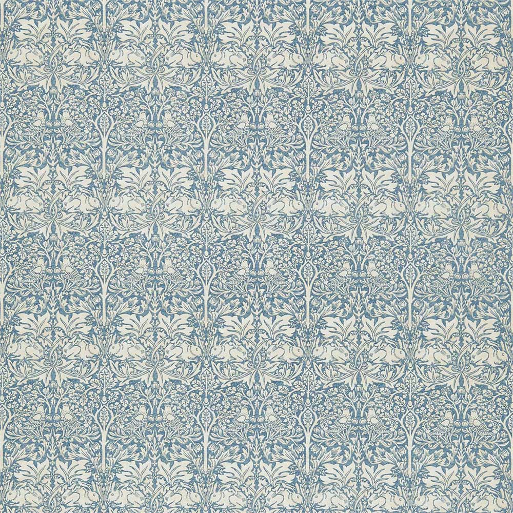 Brer Rabbit Slate & Vellum Fabric