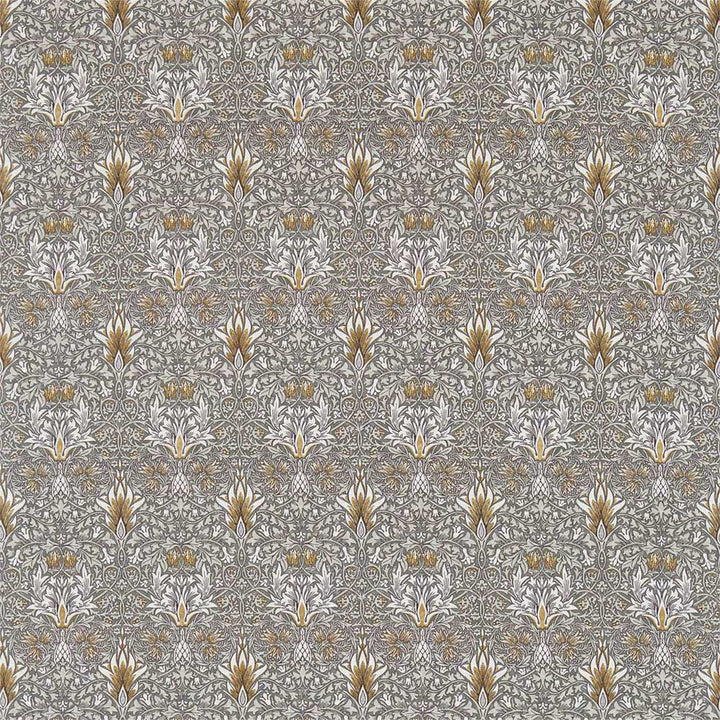 Snakeshead Pewter & Gold Fabric