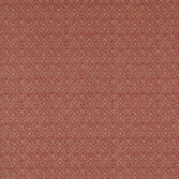 Bellflowers Weave Russet Fabric