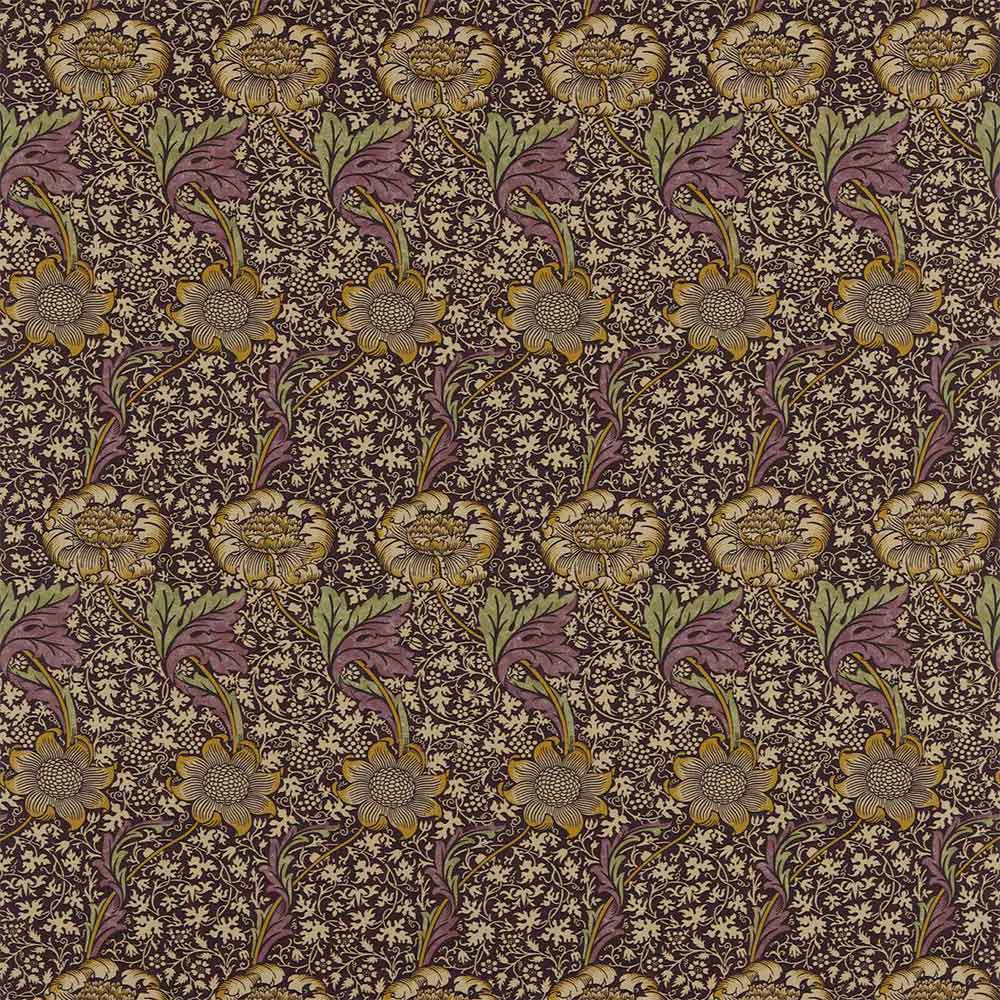 Kennet Grape & Gold Fabric