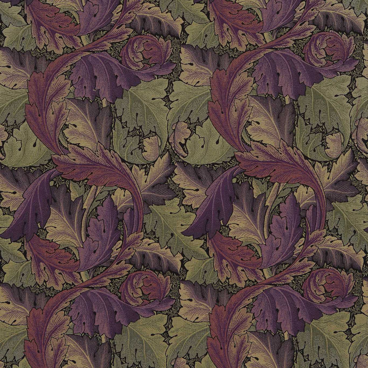 Acanthus Tapestry Grape & Heather Fabric