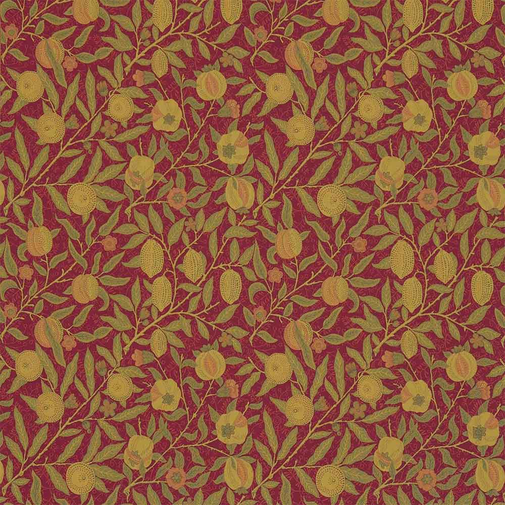 Fruit Crimson & Thyme Fabric