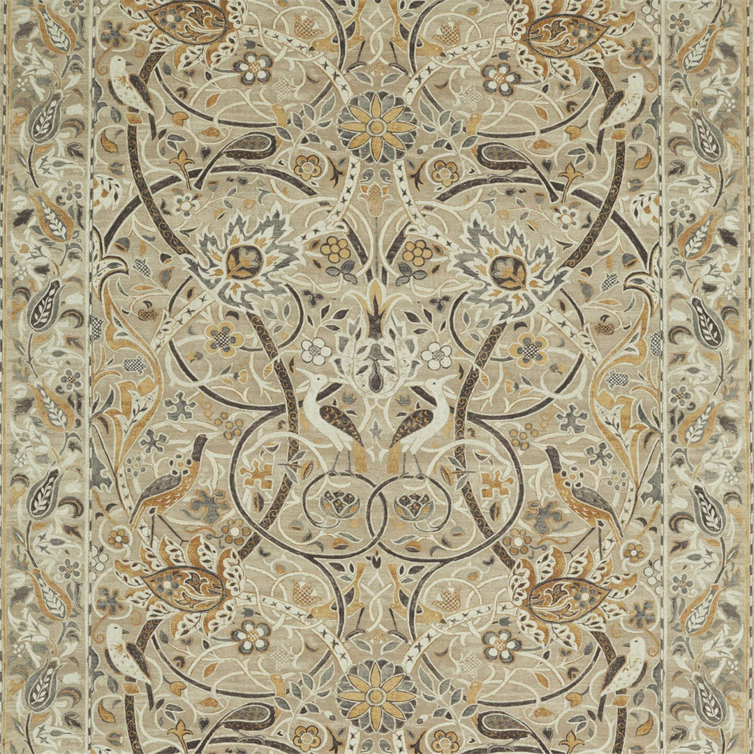 Bullerswood Stone & Mustard Fabric