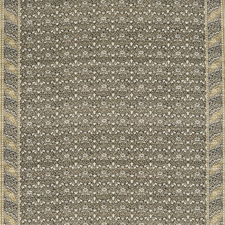 Morris Bellflowers Charcoal & Olive Fabric